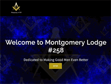 Tablet Screenshot of montgomerylodge.com